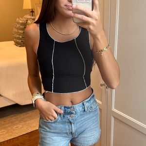 NEW Princesses Polly Crop Tank (black)